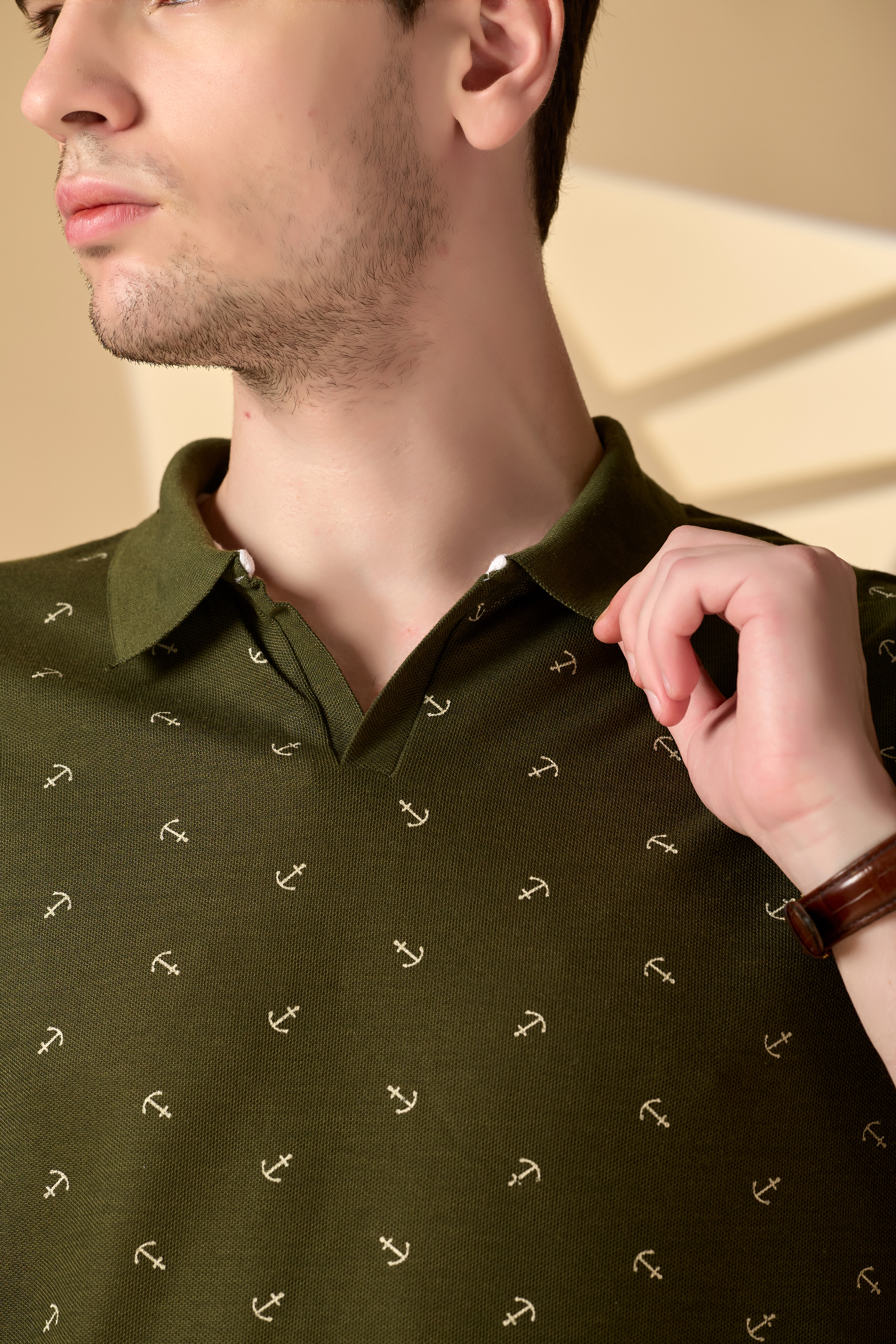 Men's Printed Polo T-Shirt