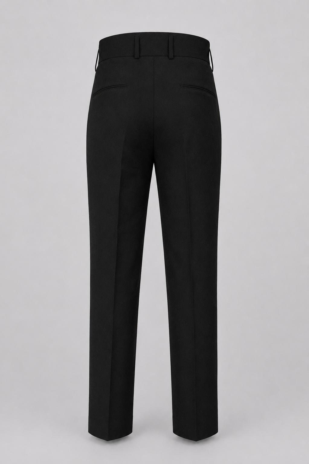 Black High-Waist Black Formal Trousers for Men