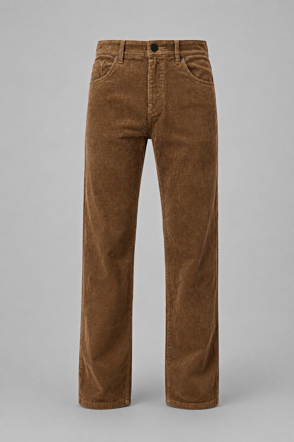 Men's Brown Corduroy Casual Trousers